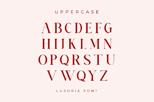 Luxoria font