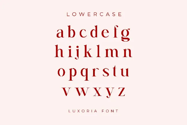 Luxoria font