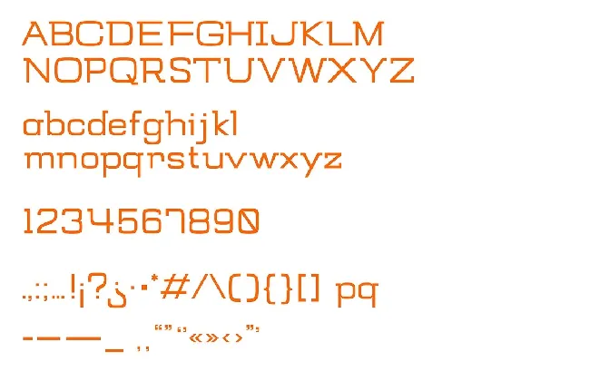 Tourist font