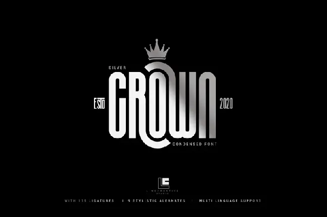 Silver Crown font