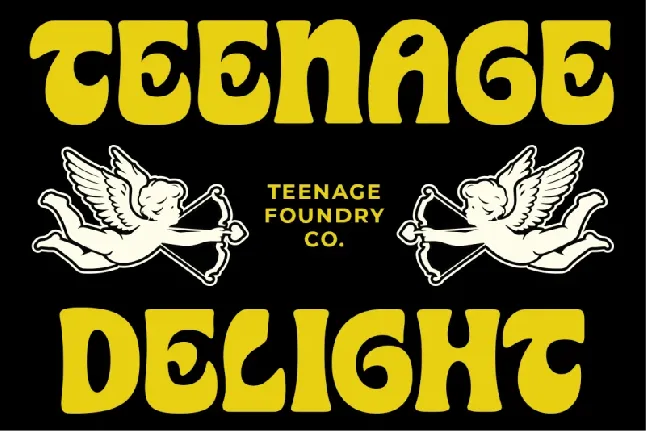 Teenage Delight font