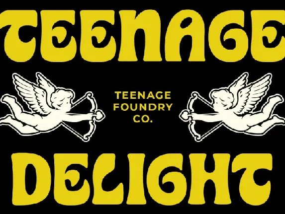 Teenage Delight font