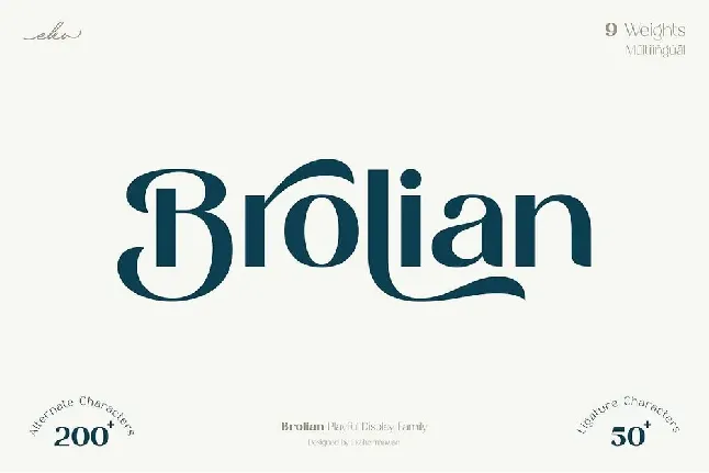 Brolian font