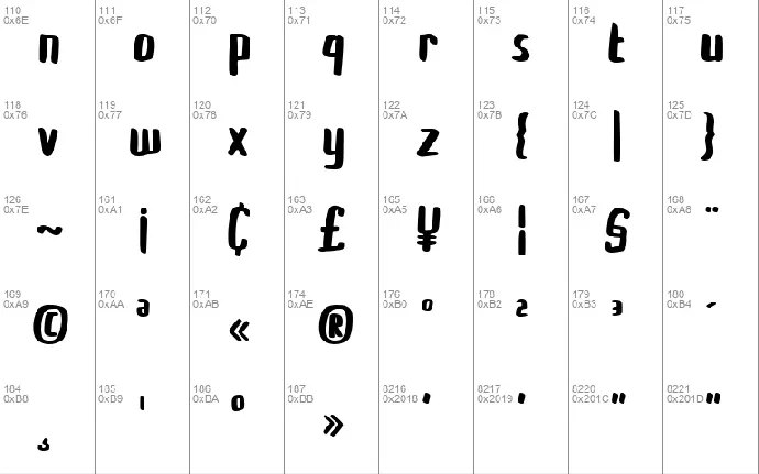 Buggiel font