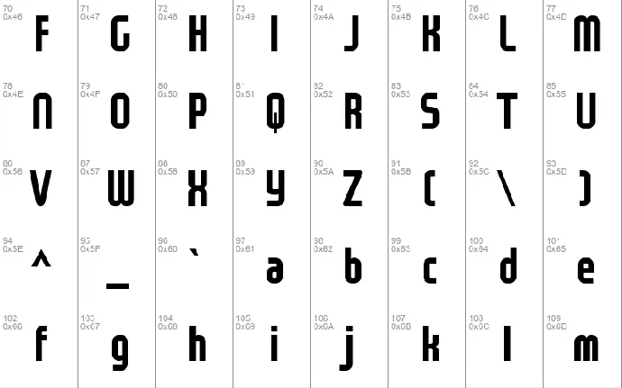 WOX~Modelist font