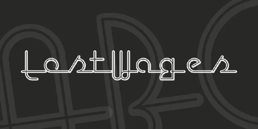 LostWages font