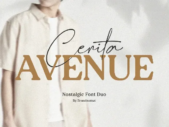 Cerita Avenue Duo font