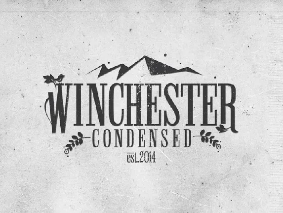 Winchester Condensed font