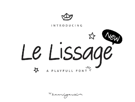 Le Lissage + Bonus Doodle font