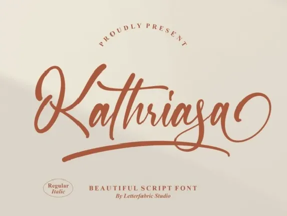 Kathriasa font