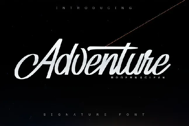 Adventure Script font