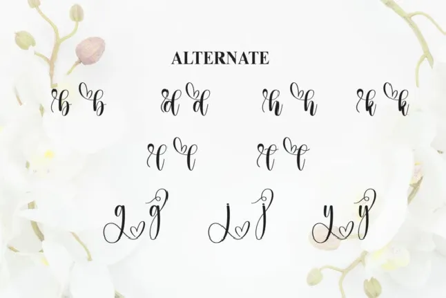 Hey Magnolia Calligraphy font