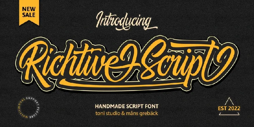 Richtive Script font