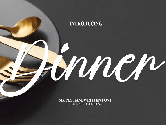 Dinner font