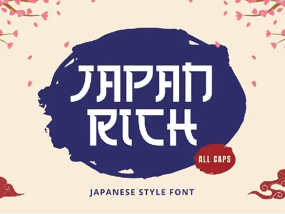 Japan Rich font