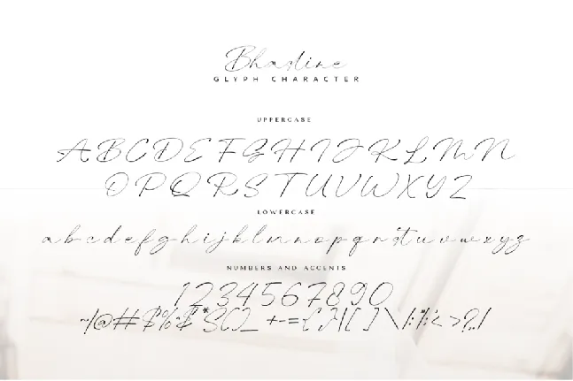 Bhasline font