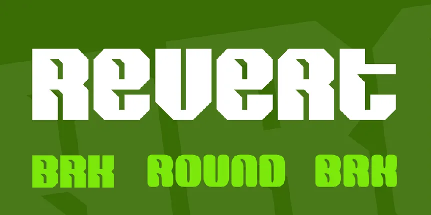 Revert font