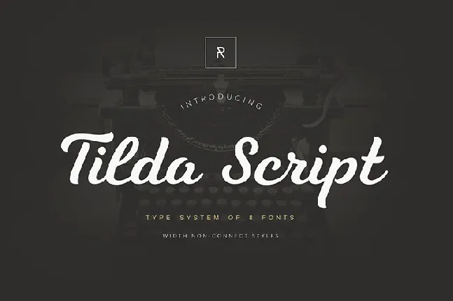 Tilda Script font