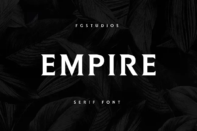 Empire font