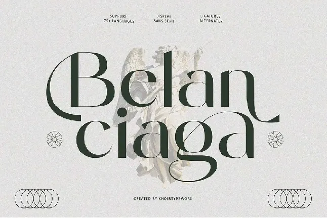 Belanciaga font