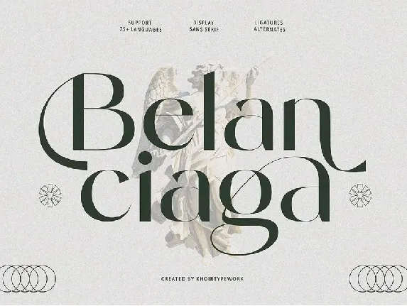 Belanciaga font