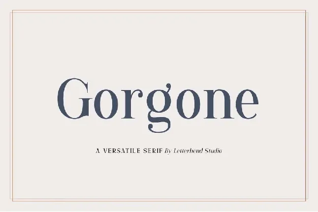 Gorgone font