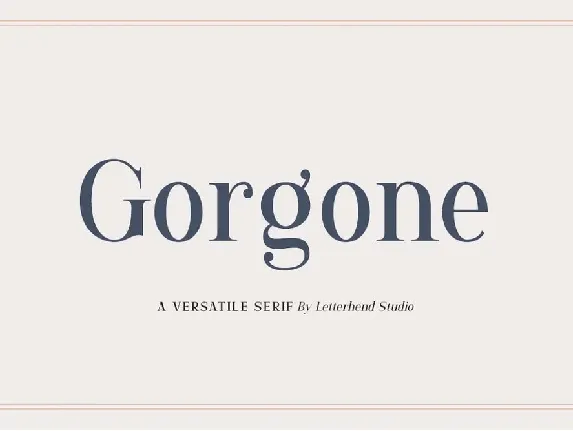 Gorgone font