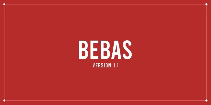 Bebas font