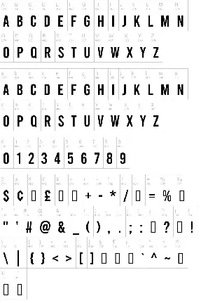 Bebas font