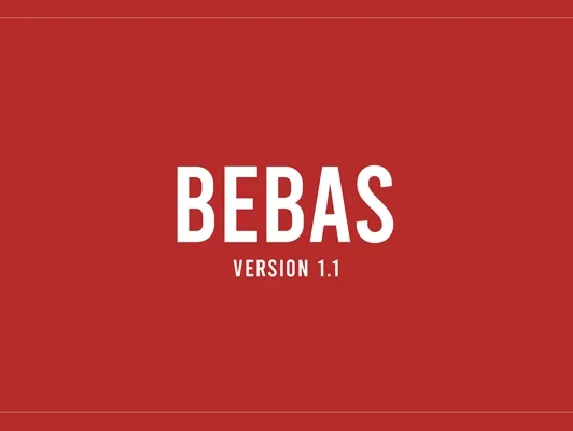 Bebas font