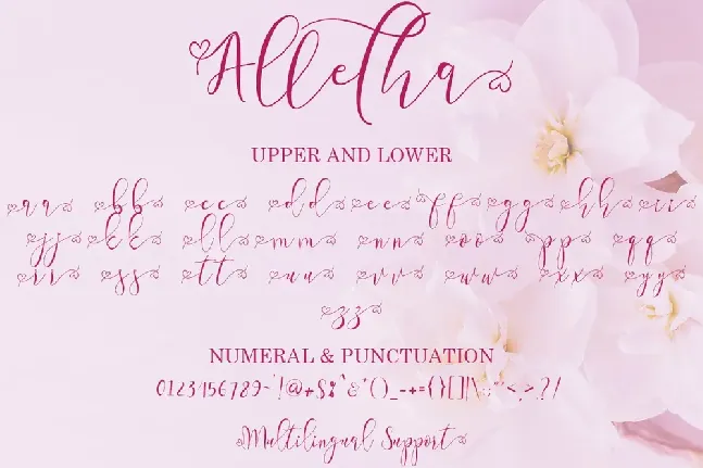 Alletha font