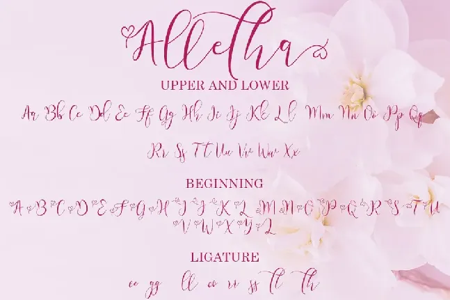 Alletha font