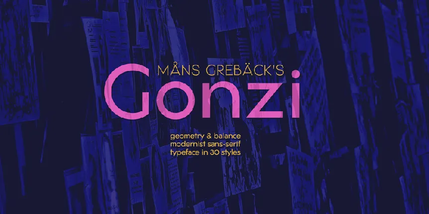 Gonzi PERSONAL USE font