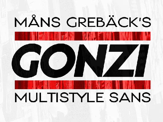 Gonzi PERSONAL USE font