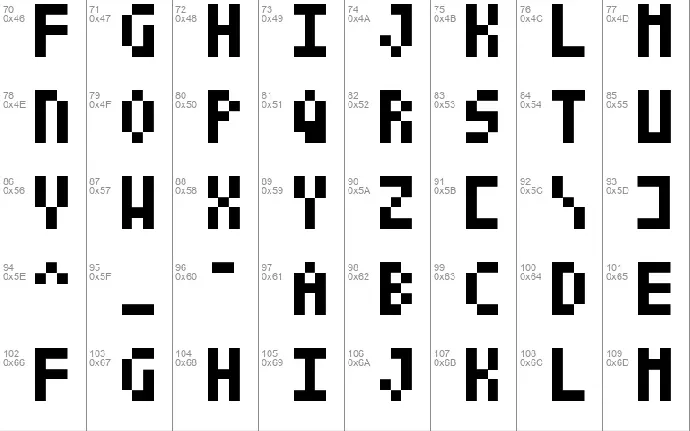 DatCub font