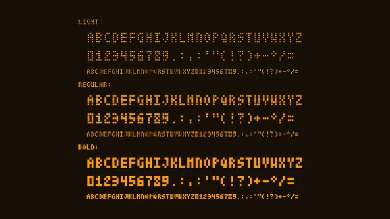 DatCub font