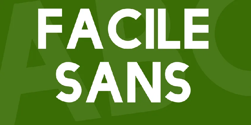 Facile Sans font