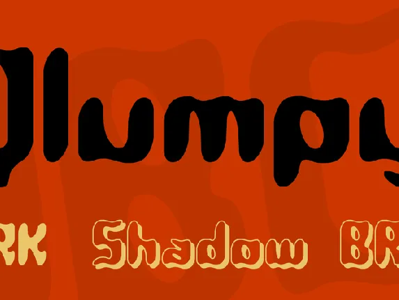 Qlumpy font