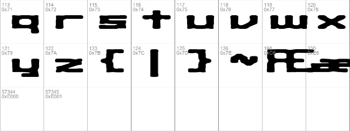 Square Route font