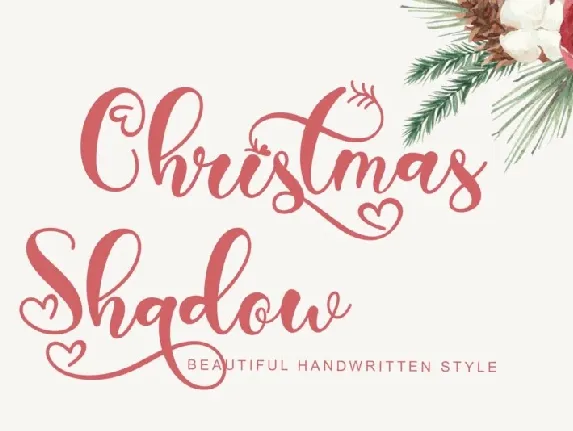 Christmas Shadow font