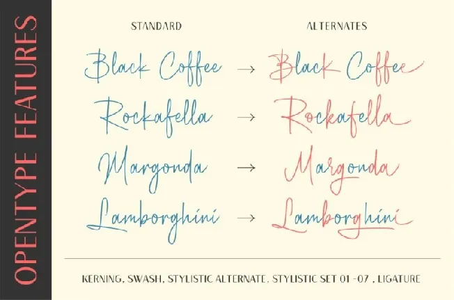 Brigetha font