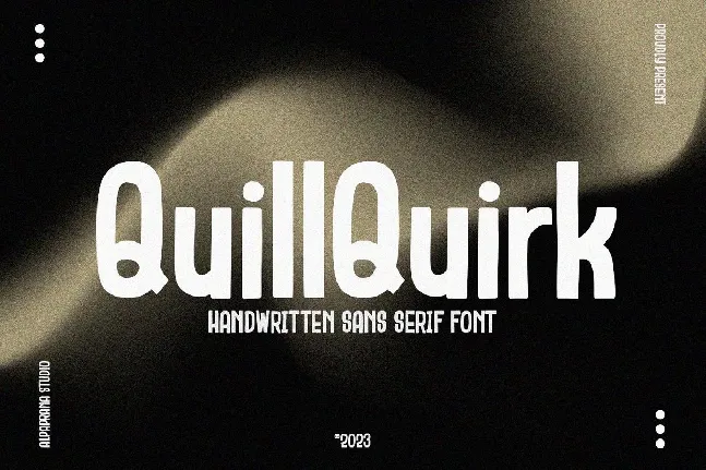 Quill Quirk font