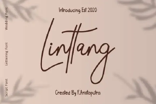 Linttang Handwritten font