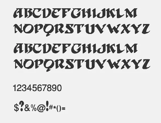 BlackBeard font