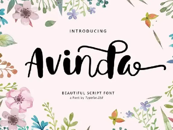 Avinda Script font