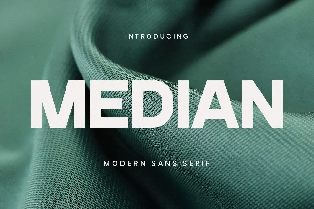 Median font