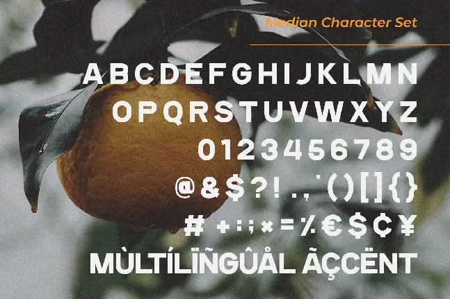 Median font