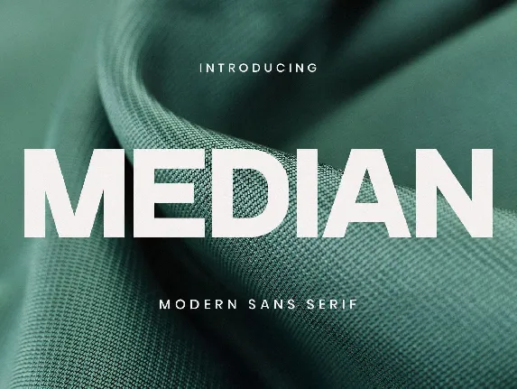 Median font