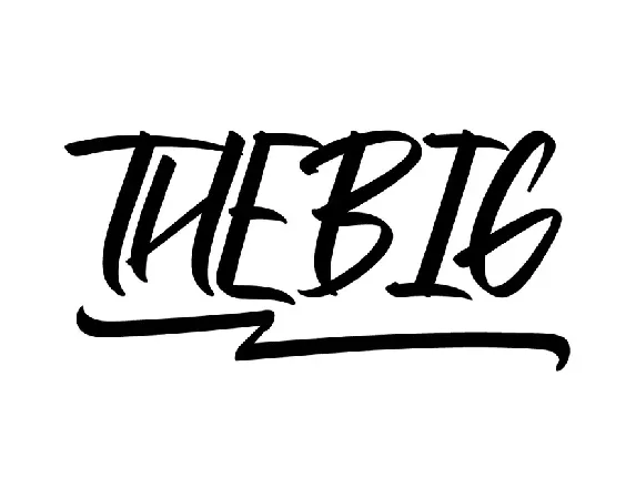 Thebig Demo font