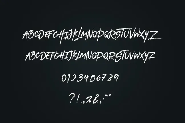 DarkHeart font